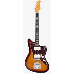 Sire J5 3TS  электрогитара, форма Jazzmaster, Tremolo, махагони, клен/эбони, цвет санберст