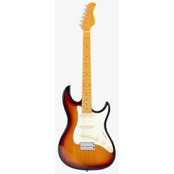 Sire S5 3TS  электрогитара, форма Stratocaster, ольха, клен/клен, SSS, Tremolo, цвет санберст