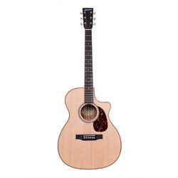 Larrivee OMV-40-MH-0  акустическая гитара с кейсом, orchestra model с вырезом, цвет натуральный