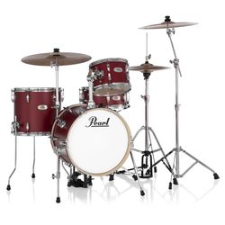 Pearl MT564/C-D747  ударная установка из 4-х барабанов, стойки в комплекте, цвет Matte Red (2 кор)