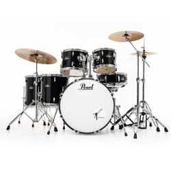 Pearl RS526SBC/C31  ударная установка из 6-ти барабанов, цвет Jet Black, (4 коробки)