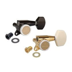 Gotoh SG381-MG-T-07-CR-(L3+R3)  Колки локовые 3+3 с ручным зажимом, хром, schaller type