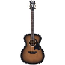 D'Angelico Premier Tammany Aged Burst  электроакустическая гитара Orchestra, цвет коричневый