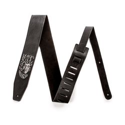 Dunlop JHBMFMS1 Hendrix ’68 BMF 2,5" Leather  ремень для гитары черный, кожаный, ширина 2,5"