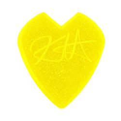 Dunlop 47PKH3NYS Kirk Hammett Jazz III Yellow Glitter 6Pack  медиаторы, толщина 1.38 мм, 6 шт.