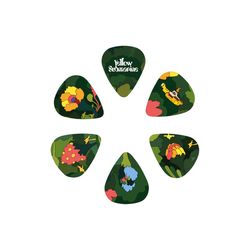 Planet Waves 1CWH4-11B2 Yellow Submarine Pepperland Woods  медиаторы, 10 шт. в упаковке, 0,70 мм