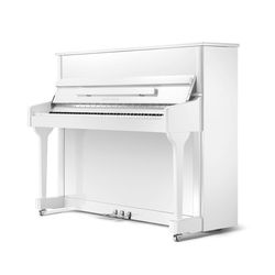 Pearl River EU118S (A112)  акустическое пианино, высота 118 см, цвет белый полированный
