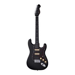 Mooer MSC10 Pro Black  электрогитара с чехлом, форма стратокастер, HSS, Tremolo, цвет черный