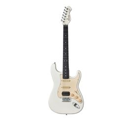 Mooer MSC10 Pro Vintage White  электрогитара с чехлом, форма стратокастер, HSS, цвет белый