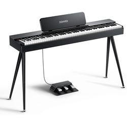 Donner Oura S100  цифровое пианино, 88 клавиш, 256 полифония, 15 тембров, Bluetooth Audio/MIDI