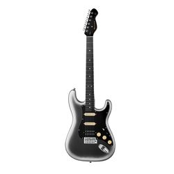 Mooer MSC10 Pro Dark Silver  электрогитара с чехлом, форма стратокастер, HSS, цвет серый