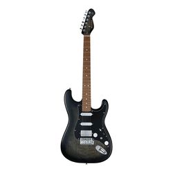 Mooer MSC20 Pro Black Burst  электрогитара с чехлом, форма стратокастер, HSS, цвет черный