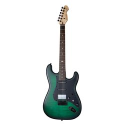 Mooer MSC31 Pro Green Burst  электрогитара, форма Stratocaster, цвет зеленый берст