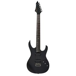 Mooer MMT100 Pearl Black  электрогитара с чехлом, форма суперстрат, НН, цвет черный
