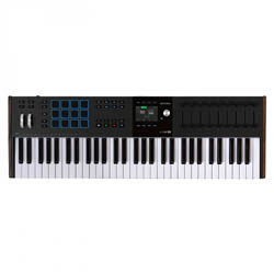Arturia KeyLAB 61 MK3 Black  MIDI клавиатура, 61 клав.,полувзвешенная механика, дисплей, цвет черный