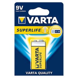 Varta Superlife 6F22/1604 9V  батарейка крона 9В