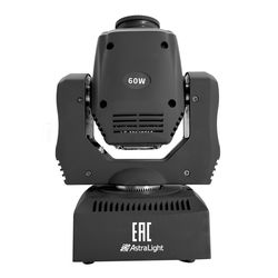 AstraLight NC-L60M  вращающаяся голова SPOT 60W CREE LED, DMX, звук. активация, авторежим