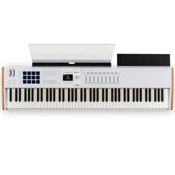 Arturia KeyLAB 88 MK3 White  MIDI клавиатура, 88 клав.,полувзвешенная механика, дисплей, цвет белый