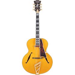 D'Angelico Excel Style B Amber  полуакустическая гитара с кейсом, цвет желтый