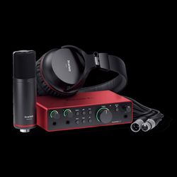 Focusrite Scarlett 2i2 Studio 4rd Gen  студийный комплект (Scarlett 2i2 4rd Gen, наушники, микрофон)