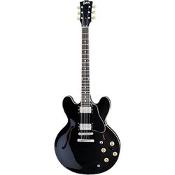 Burny RSA65 BLK (Уценка)  полуакустическая электрогитара с кейсом, форма корпуса ES®-335, цвет 