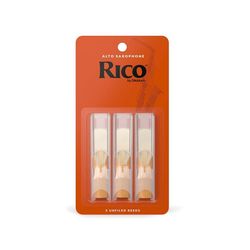 Rico RJA0325 (Уценка)  трости для альт-cаксофона, RICO (2 1/2), 3шт в пачке, вскрыта упаковка