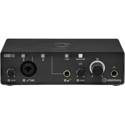 Steinberg IXO12B  аудиоинтерфейс, 1 микр+1 инстр, 24bit/192kHz, USB 2.0, Type-C, черный 