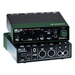 Steinberg UR22C GN  Звуковой USB-интерфейс, 32 бит/192кГц, 2in/2out, MIDI I/O, зеленый