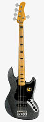 Sire V7 Alder-5 (2nd Gen) Spark.BK  5-струнная бас-гитара, цвет черный металлик