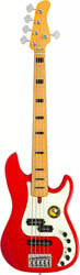 Sire P7 Alder-5 2nd Gen DRD  5-струнная бас-гитара, цвет красный