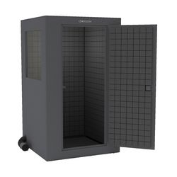 IzoRoom Standart с окном графит/графит  Изоляционная кабина в базовой комплектации