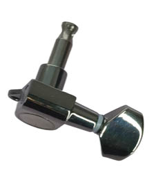 Samwoo J-07-BN-R6  Колки для электрогитары, Schaller type, 6 в линию, черный никель