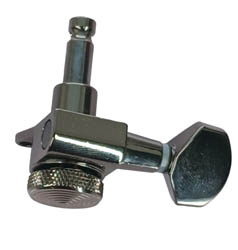 Samwoo JN-07-BN-R6  Колки для электрогитары локовые, Schaller type, 6 в линию, черный никель