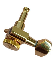 Samwoo JN-07-GD-R6  Колки для электрогитары локовые, Schaller type, 6 в линию, gold