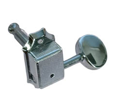 Samwoo J-45-CR  Колки для электрогитары, kluson type, 3+3 овал, хром