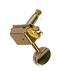 Samwoo J-45-GD  Колки для электрогитары, kluson type, 3+3, овал, gold