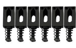 Samwoo PS001-BK  Комплект седел 6 шт. strat/tele 10.5 мм, черный