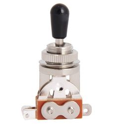 Samwoo H160-CR-BK  3-позиционный переключатель LP type, хром, черный пластик