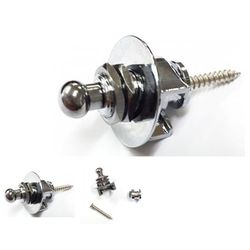 Samwoo STBS01CR  Стреплоки schaller type, хром, 2 шт 