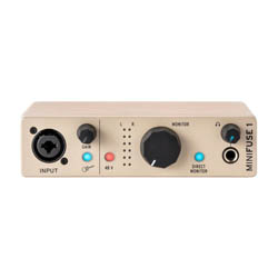 Arturia MiniFuse 1 Champagne  USB-аудиоинтерфейс, 1 вход, 24бит/192кГц, бежевый
