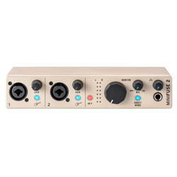 Arturia MiniFuse 2 Champagne  USB-аудиоинтерфейс, 24бит/192кГц, 2 входа, бежевый