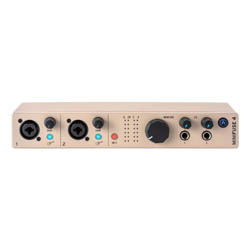 Arturia MiniFuse 4 Champagne  USB-аудиоинтерфейс, 24бит/192кГц, 4 входа, бежевый