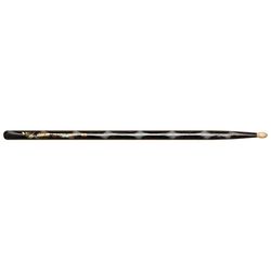 Vater VCBK5A  Color Wrap Los Angeles 5A Black Optic барабанные палочки, орех