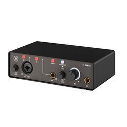 Yamaha UR12MK3 B  аудиоинтерфейс, 1 микр+1 инстр, 24bit/192kHz, USB 2.0, Type-C, черный 