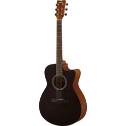 Yamaha FS400C SMOKY BLACK  акустическая гитара, цвет Smoky Black форма корпуса концерт с вырезом