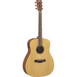Yamaha FX400 NATURAL SATIN  элетроакустическая гитара, цвет Natural Satin, форма корпуса дредноут