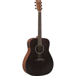 Yamaha FX400 SMOKY BLACK  элетроакустическая гитара, цвет Smoky Black, форма корпуса дредноут