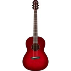 Yamaha CSF1M CRB  электроакустическая гитара, цвет Crimson Red Burst, жесткий кейс в комплекте.