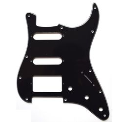 Samwoo HSS BK3  Пикгард Strat. H-S-S, на 11 винтов, трехслойный Ч/Б/Ч