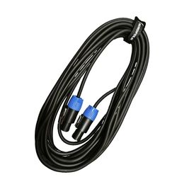 Nordfolk NSC015/10M  кабель акустич SpeakON <=> SpeakON,  Ø 6 мм, 2 х 1,5 мм,  10 м